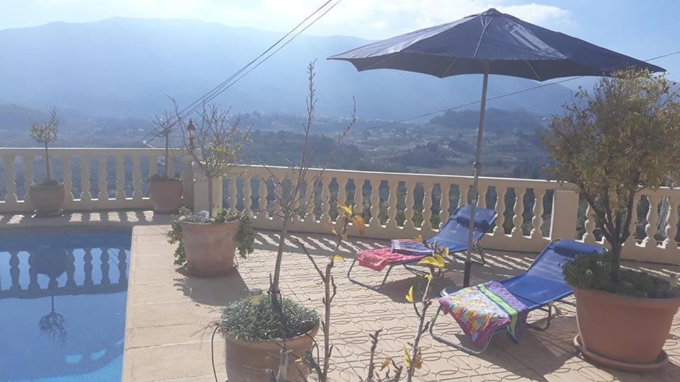 Villa Romana Mountainside Apartment In Alcalali, Jalon Valley Alcalalí Exterior photo